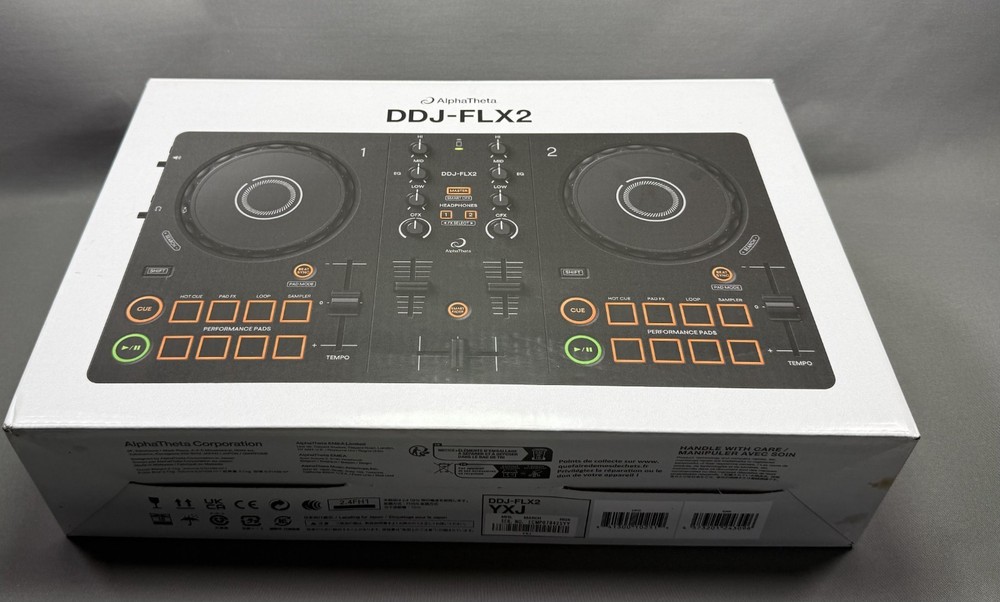 Pioneer DJ AlphaTheta DDJ-FLX2 Compact 2-Channel DJ Controller