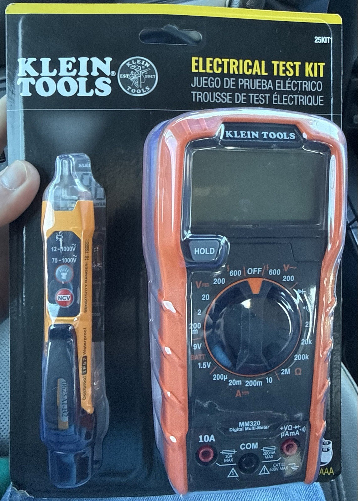 Klein Tools Electrical Test Kit. Digital Multimeter/Non-Contact Voltage Tester