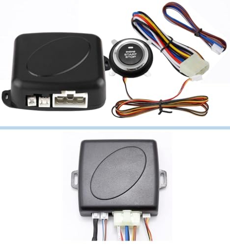 Push to Start Ignition Kit Smart RFID Push Button Engine Starter Kit, Keyless