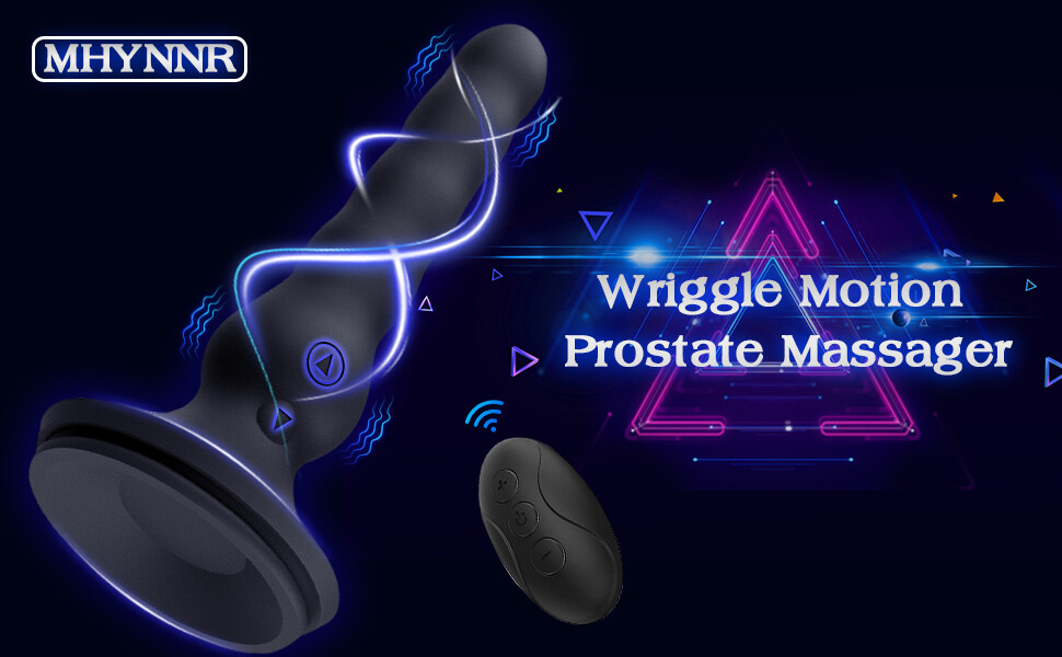 Vibrating Wave Anal Dildo Male Prostate Massager Vibrator Sex Toys for Men Women