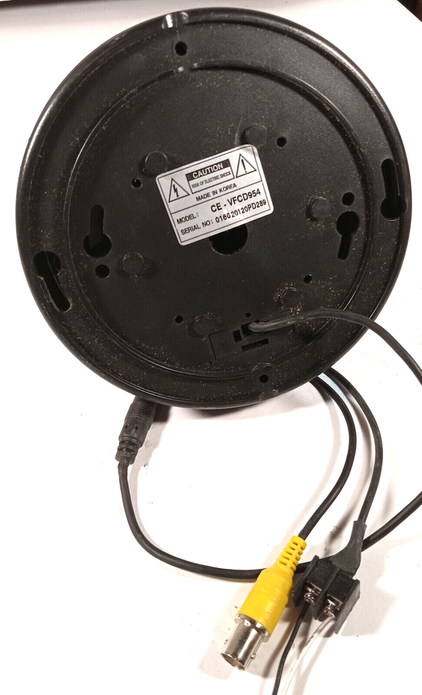 1 USED CLINTON ELECTRONICS CE-VFCD654 DOMED SECURITY CAMERA UNB ***MAKE OFFER***