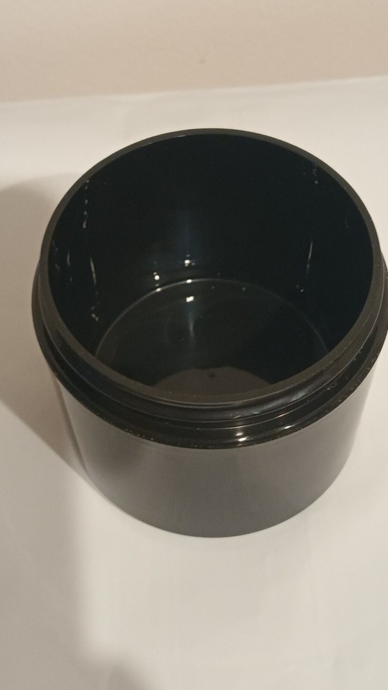 4oz Double Walled Black Jars