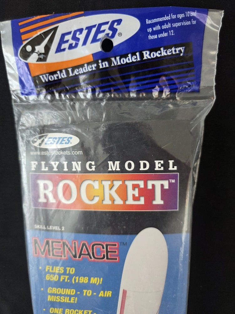 Vintage Estes Model Rocket Menace #2173
