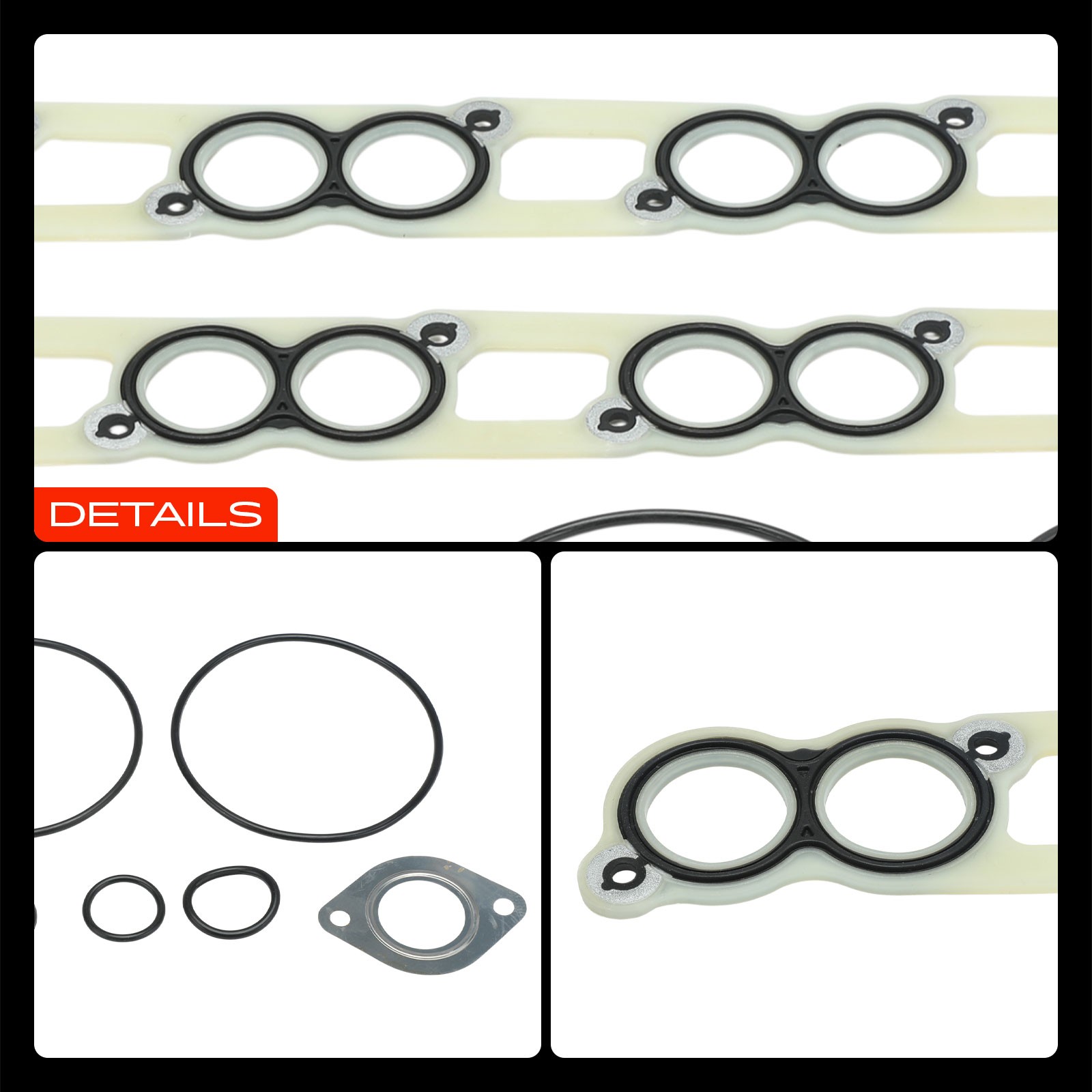 Engine Intake Manifold Gasket Set for Ford F-250 F-350 F-450 Super Duty V8 6.0L