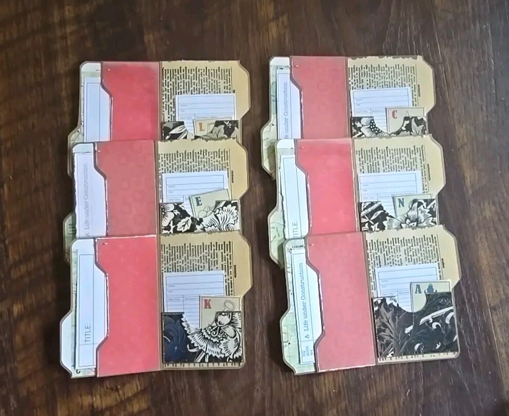 15 Piece Handmade Junk Journaling Ephemera Pack Folio Pocket Tags