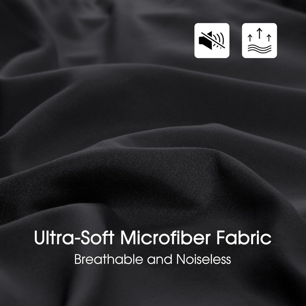 Queen Comforter Set - Black Comforter Set Queen, Reversible Bed Comforter Queen