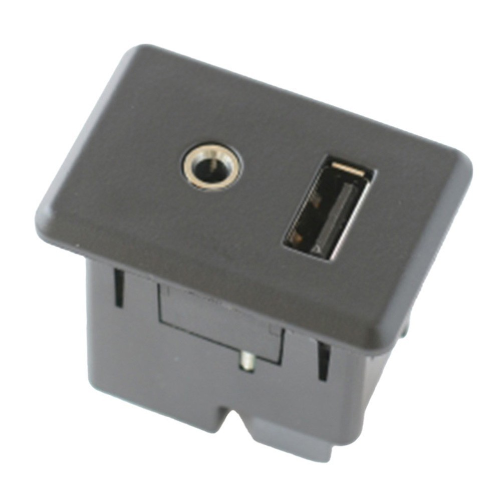 USB AUX Interface Panel Socket for Nissan Versa 2015 2017 Center Console Fit