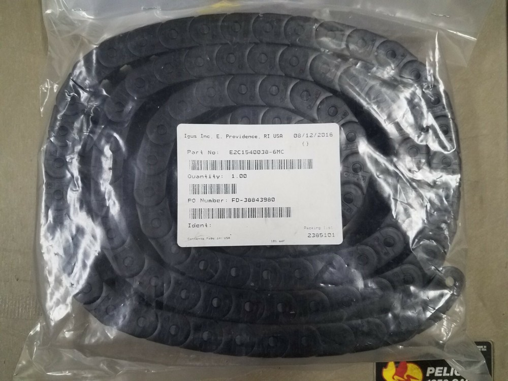 IGUS E2C.15.40.038.6MC Energy E-Chain Cable Carrier, 78"