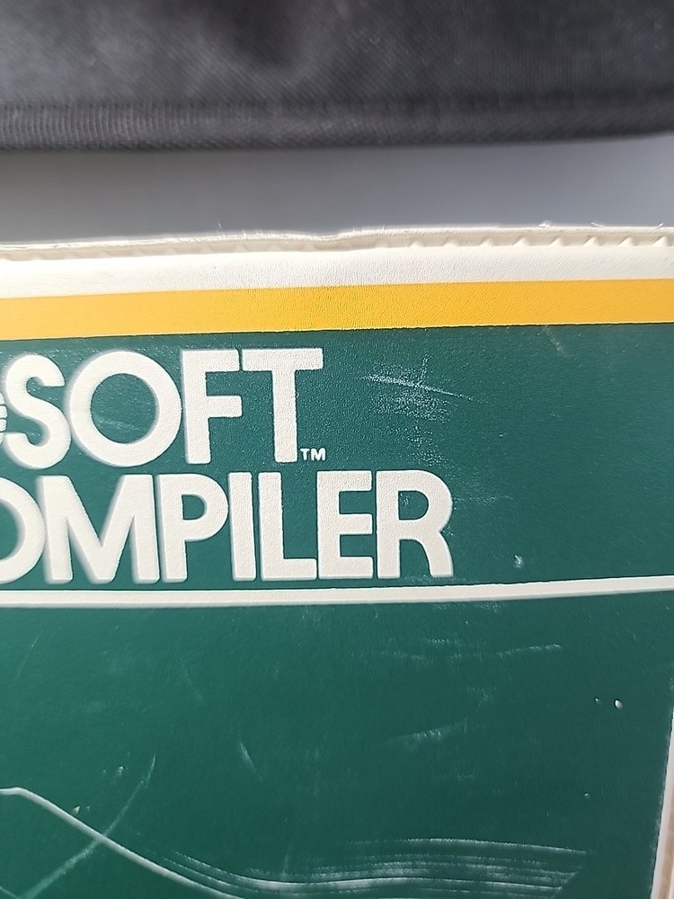 Vintage 1981 Microsoft BASIC Compiler Manual & Binder - CP/M-80 NO DISKS