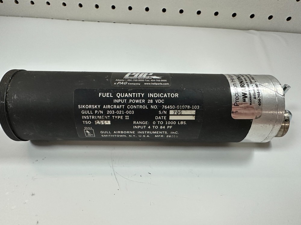 Gull Airborne Instruments 76450-01078-103 Fuel Quantity Indicator