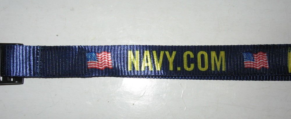 Navy Lanyard - American Flags - New