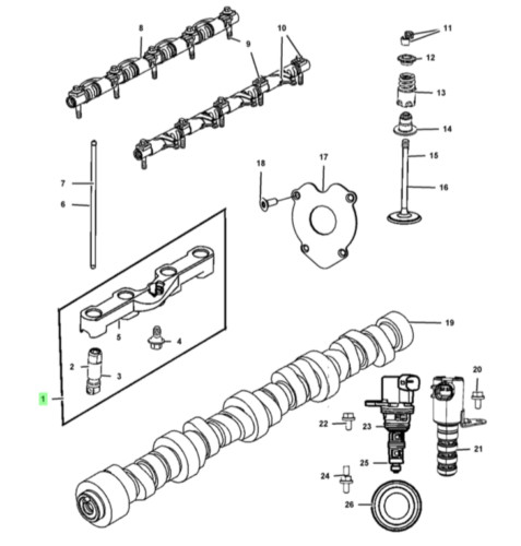 MOPAR Dodge Ram Chrysler Jeep 5.7 6.4 FRONT & REAR Valve Lifters & Yoke SET OEM