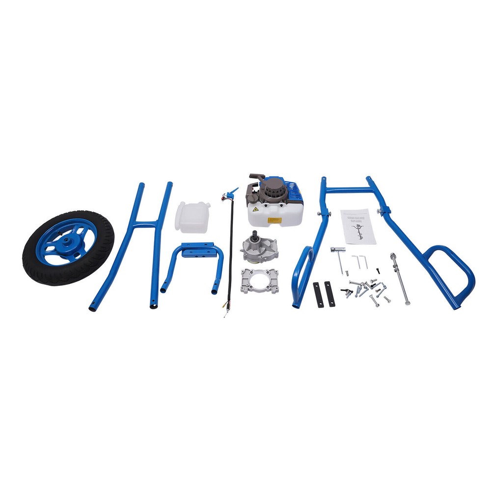 63CC Gasoline Post Hole Digger with 11" Bit - Efficient Earth Auger Tool