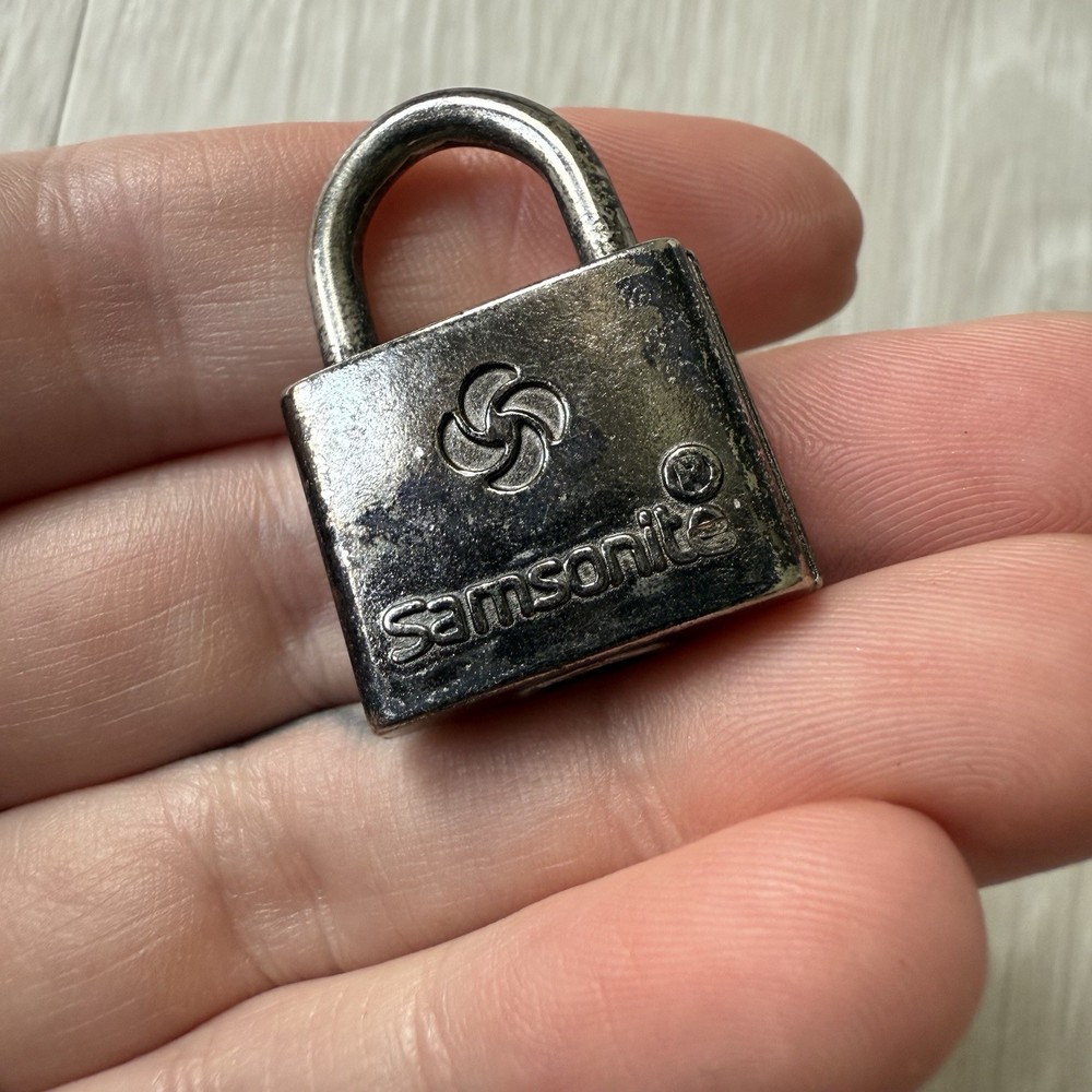 Samsonite Mini Luggage Lock with 2 Working Keys Padlock