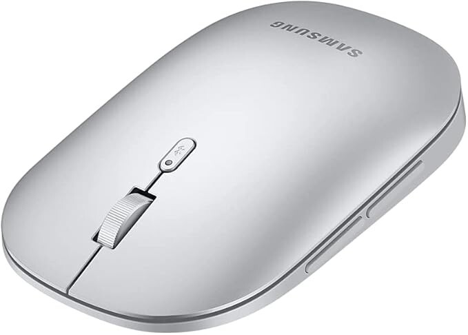 Samsung EJM3400DSEGUS Slim Bluetooth Mouse - Silver, Ergonomic 1000 DPI 5 Button