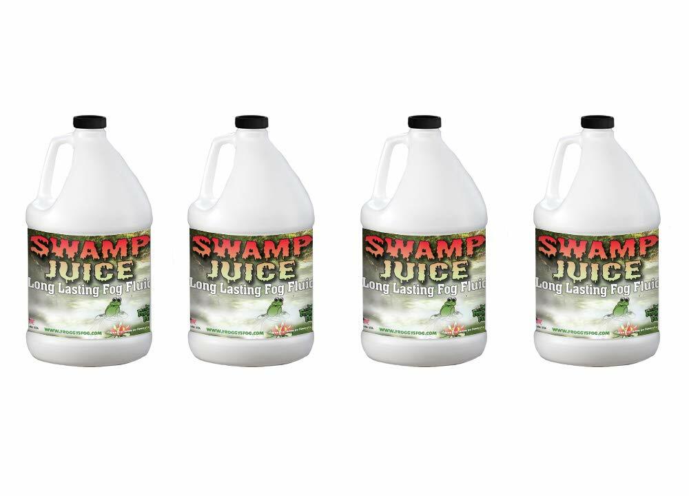 Froggys Fog Swamp Juice 4 Gallon Case long lasting extreme hang time fog fluid