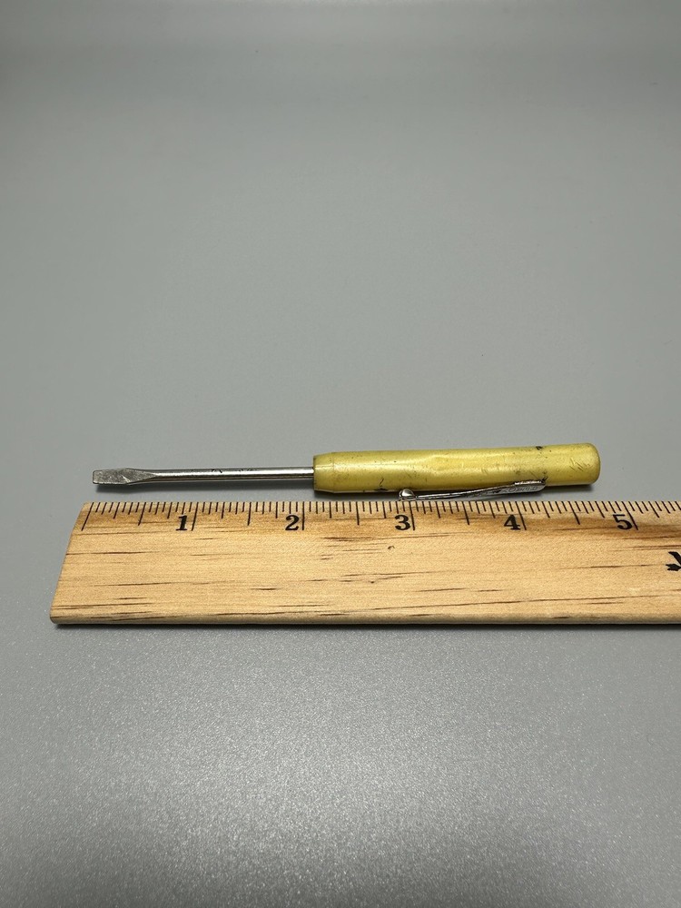 Vintage Ready Tool USA Pocket Screwdriver Flathead