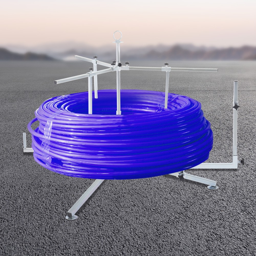 200kg silver gray Underfloor Heating Pipe Winder distributor with storage bag