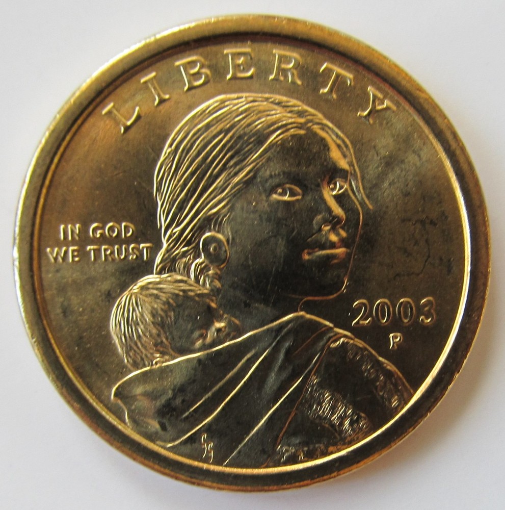 2003 P Sacagawea Dollar, UNC, KM # 310