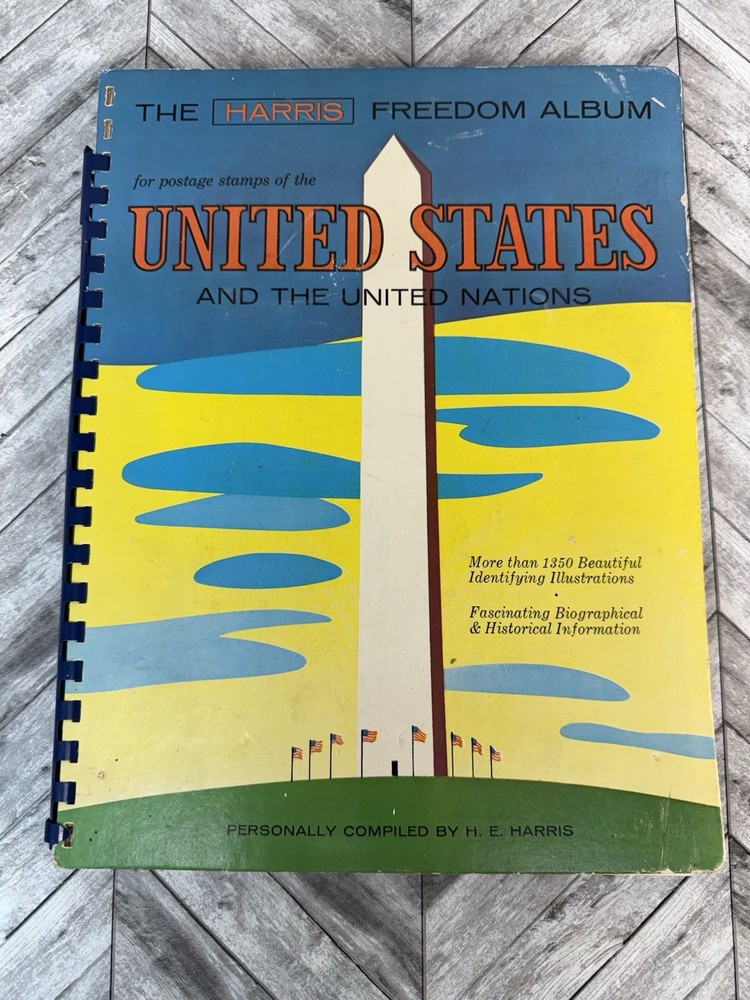HARRIS FREEDOM United States Stamp ALBUM 1963 No Stamps