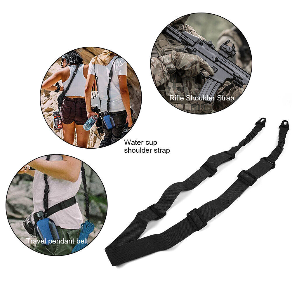 Nylon Multi-function Bungee Sling Adjustable Two Point Tactical Tool Sling Strap