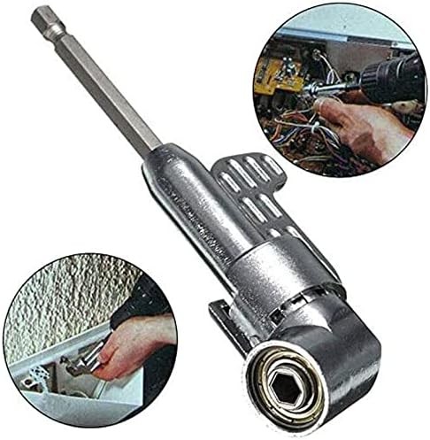 105 Degree Right Angle Driver Extension Power One Size, Silver