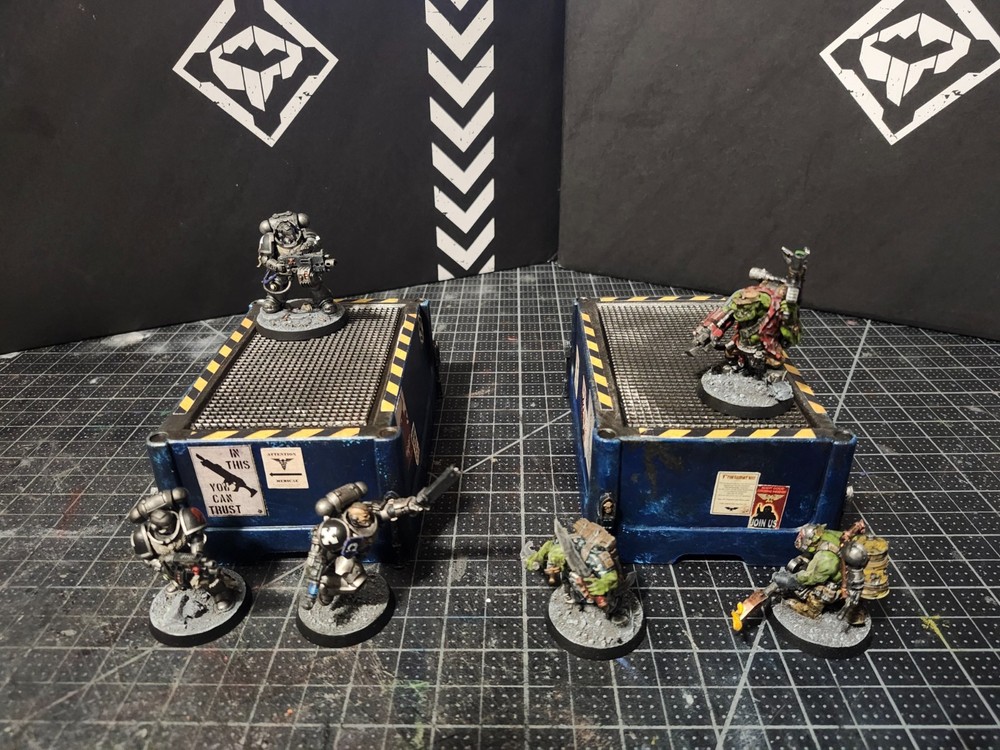 Wargame terrain 2 pieces