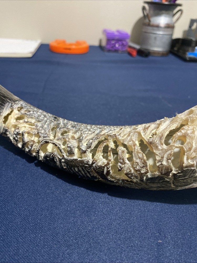 Hand Carved Horn
