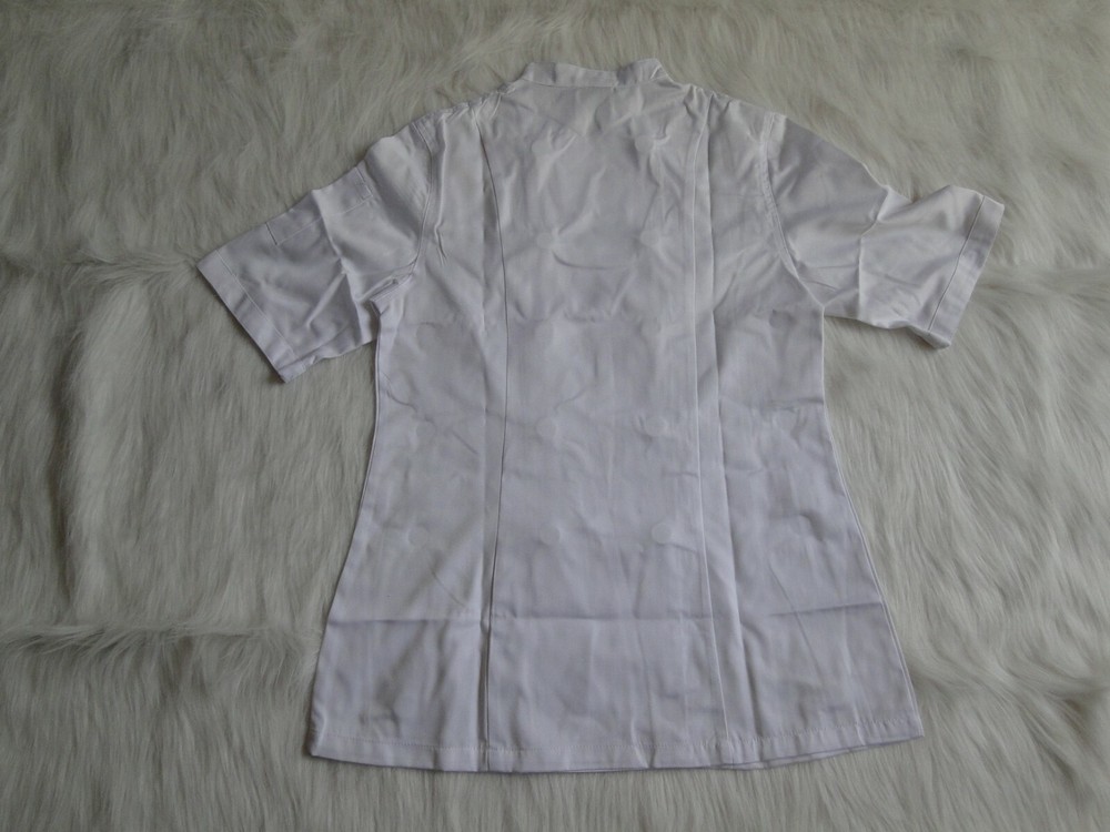Lady's Chef Jacket White with Short Sleeves