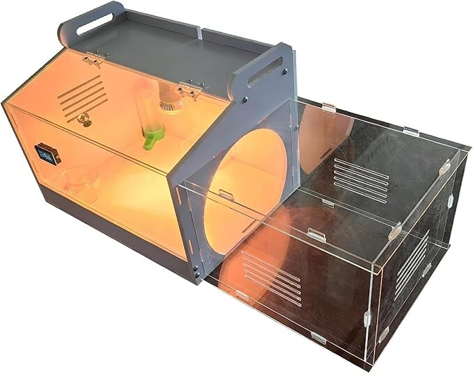 Iarge-Scale Chick brooder Box Quail Cage Egg Incubator Chick Starter Kit Chic...