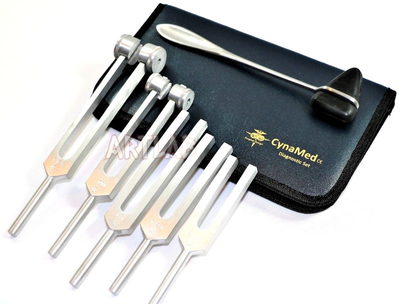 6 Tuning Fork Set Medical Surgical Chiropractic Physical Diagnostic instruments