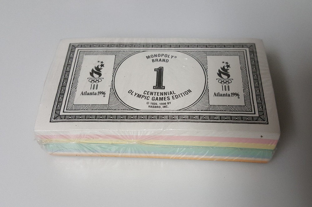Monopoly Money Centennial Olympic Game Edition Replacement Set