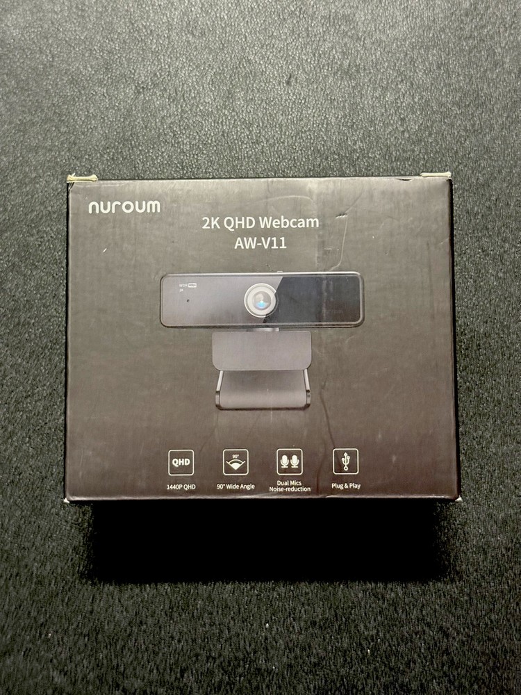 Nuroum 2K QHD Webcam model AW-V11 - Windows / Chrome / Mac / Android