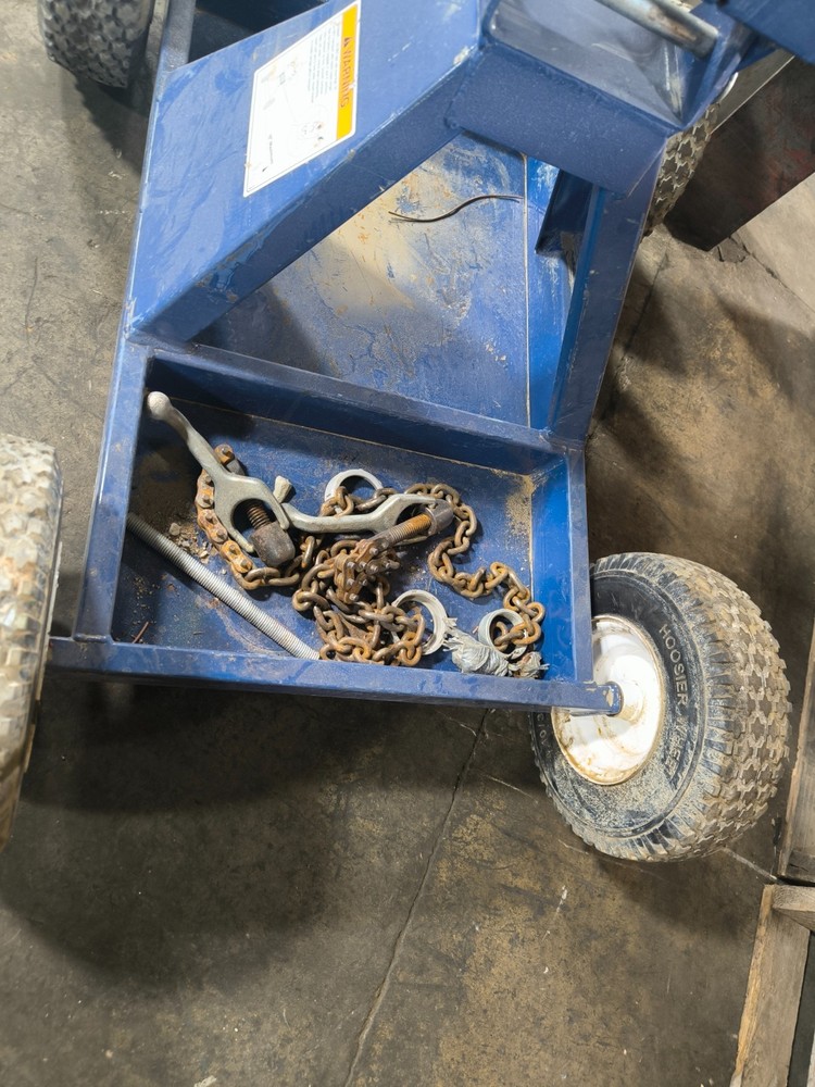 Current Tools Cable Puller System Carriage Reel Stand Coupling Accessories Blue