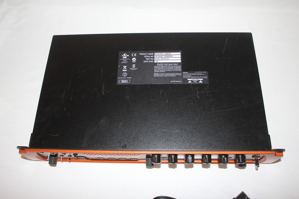 Avid Eleven Rack 9100-59335-01 Multi Effects Processor Interface