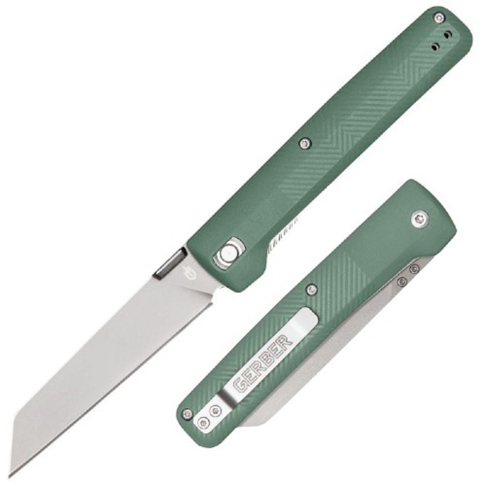 Gerber Pledge Green 8.2"  Axis Locking Blade -  EDC Pocket Knife - NEW