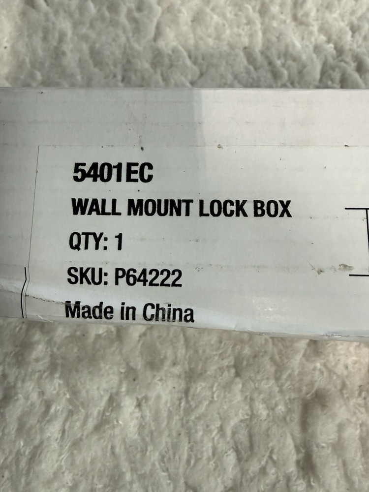 Master Lock Wall Mount Lock Box *Combination Dials* Holds 5 Keys - Model 5401D