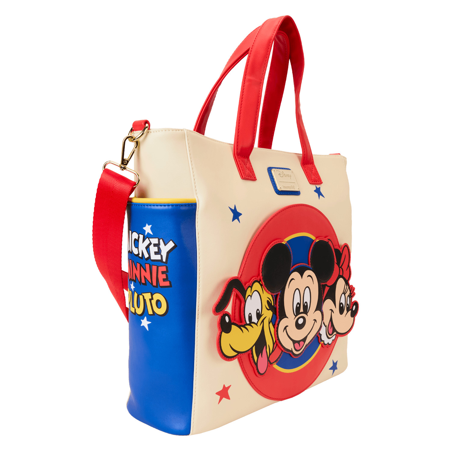 NEW Disney Loungefly Backpack Tote Crossbody Mickey & Friends Convertible Bag