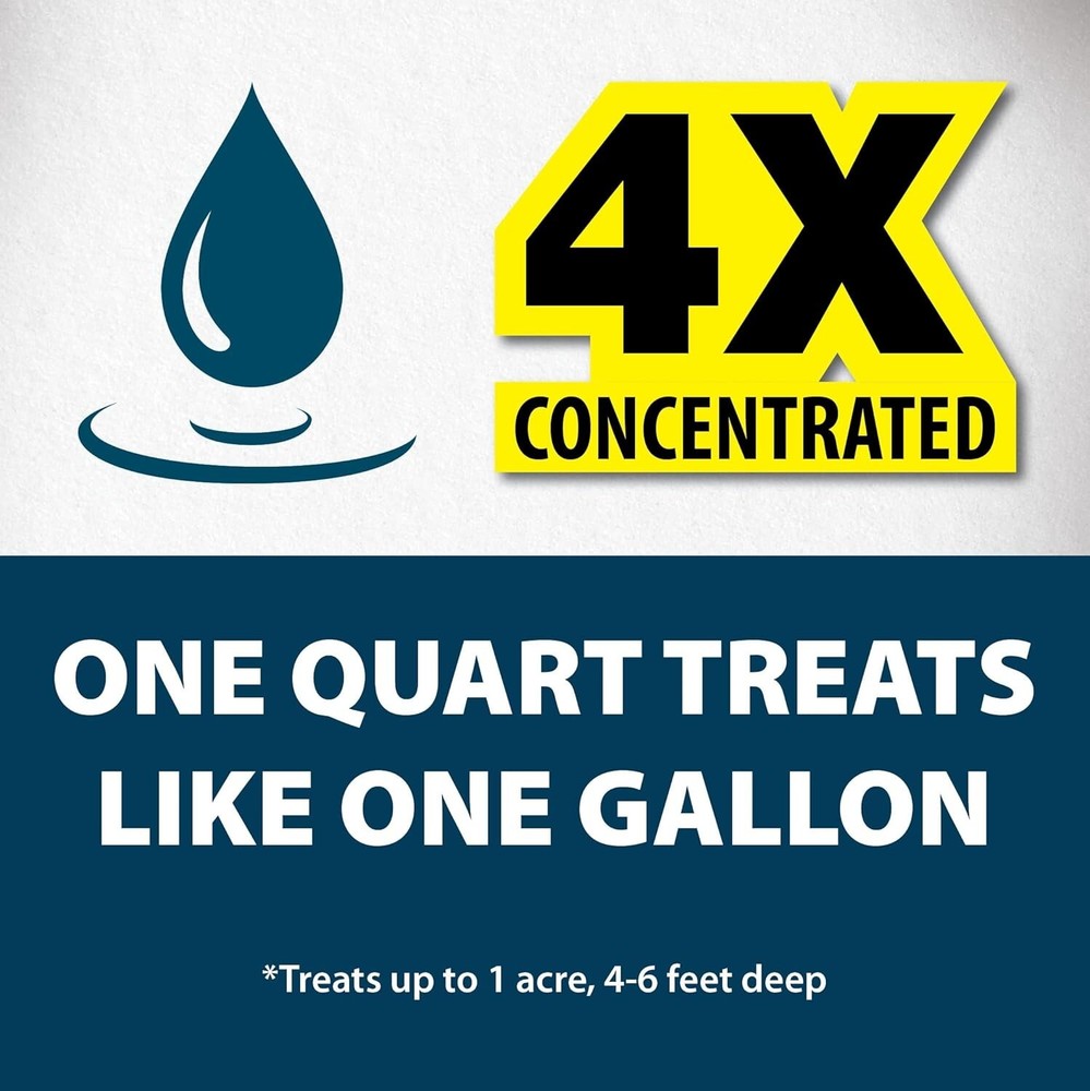 Multi-Shade Pond Dye 4X Concentrate - Blocks UV Rays & Improves Water Quality