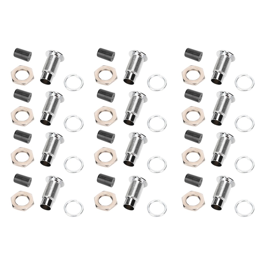 20Pcs LED Holder Bezel Mount Light‑Emitting Diode Flat Metal Brass Base 5mm