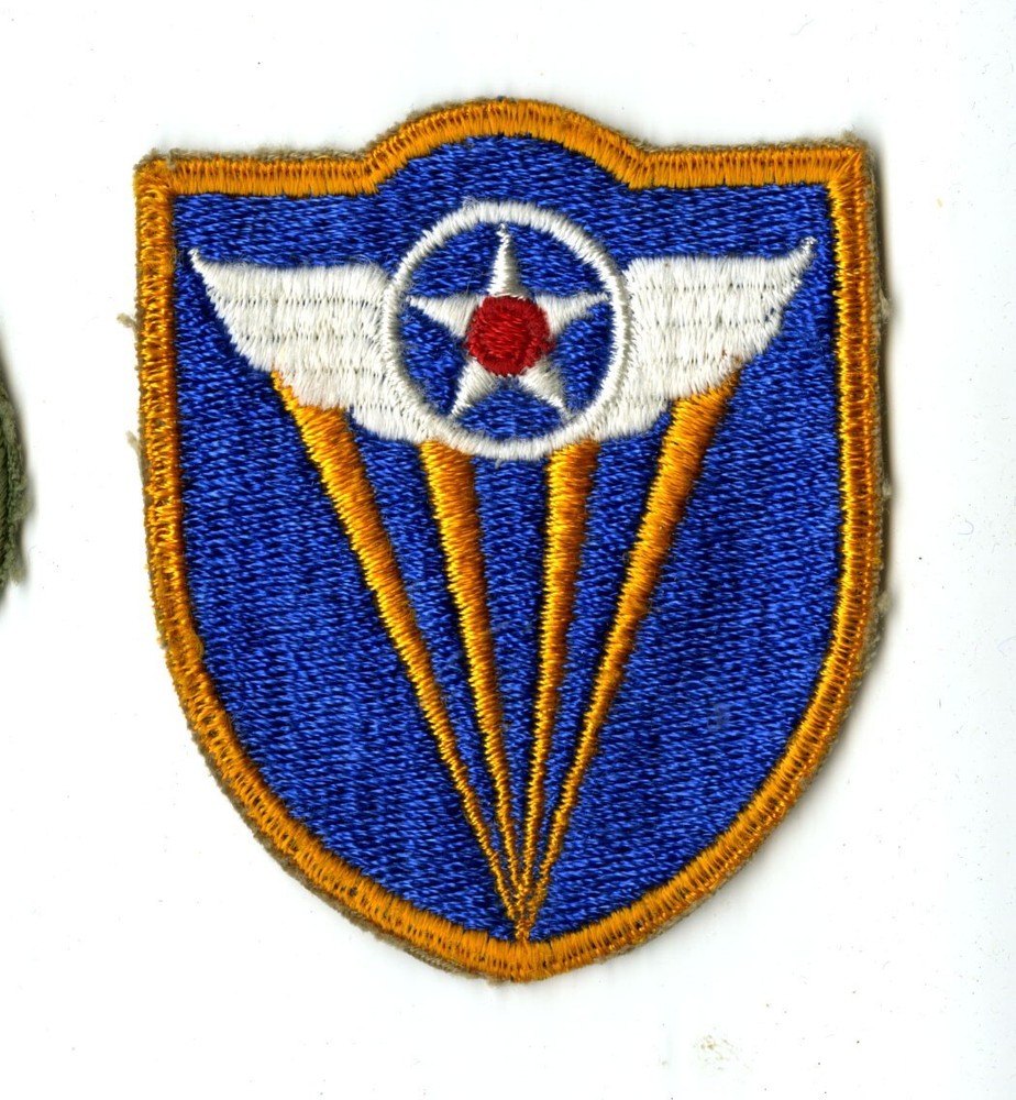 4th Air Force White Back Patch WWII Vintage Pacific Coast States