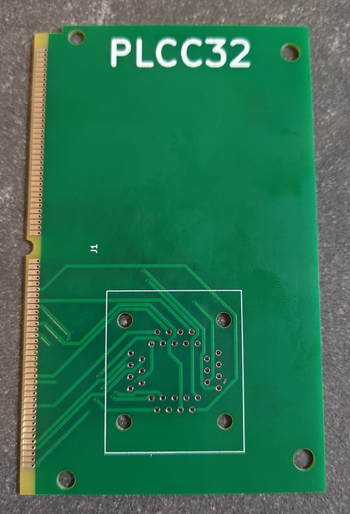 Needhams EMP-30 EMP-31 EMP-300 PLCC32 Board - BOARD ONLY