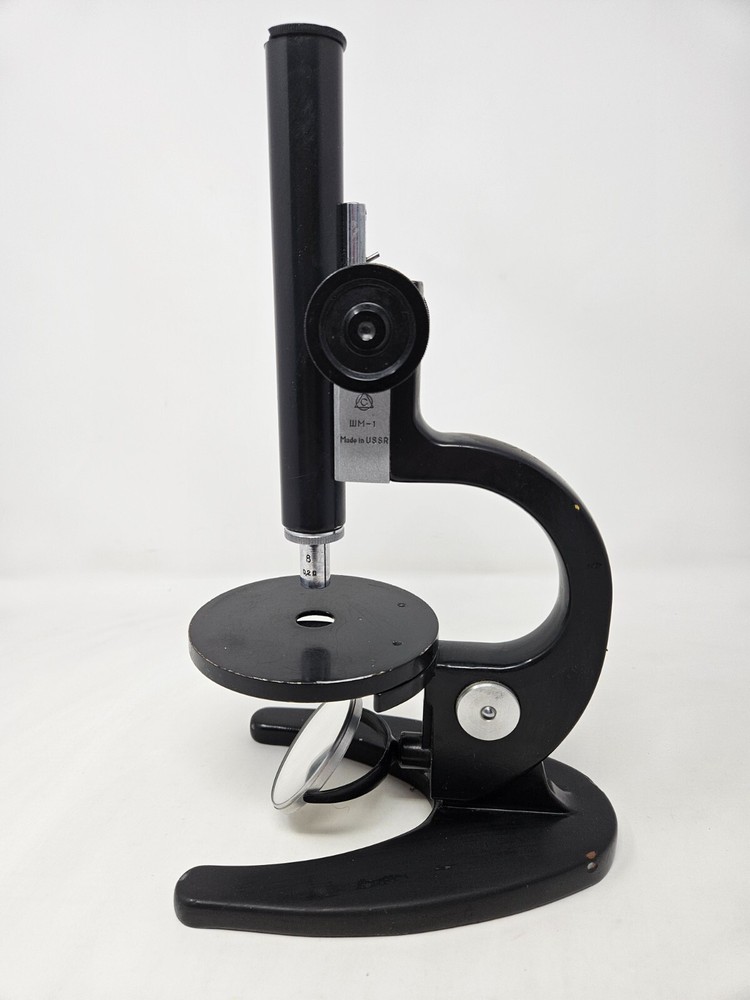 Vintage WM-1 Microscope Made in USSR
