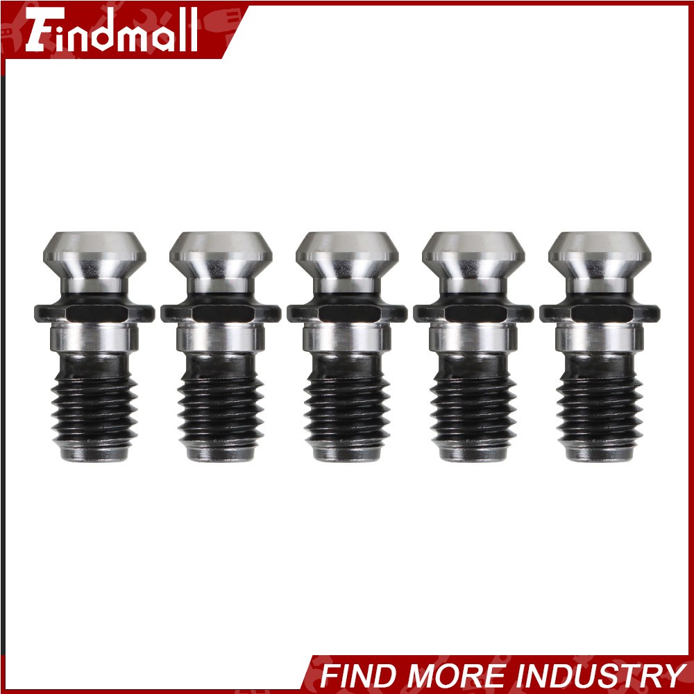 Findmall 10pc Coolant Pull Stud Retention Knob for CAT40 45°0.740"