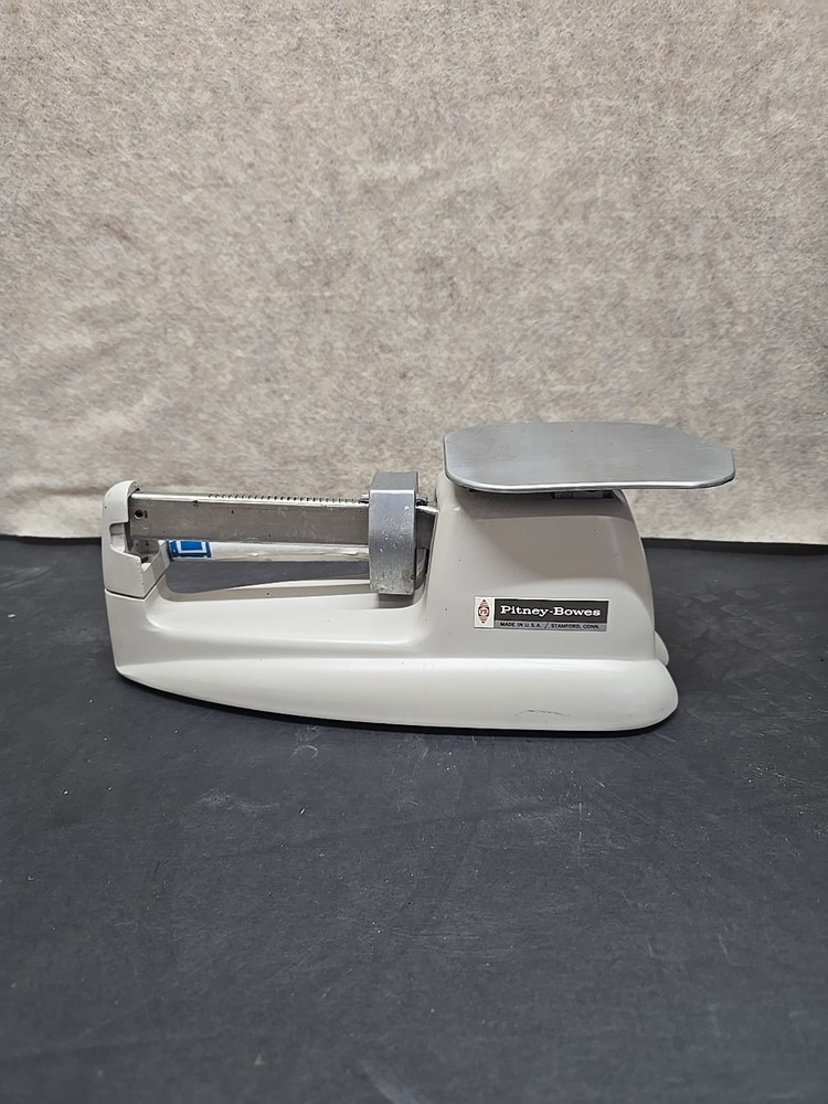 Vintage Pitney Bowes Postal Scale First Class Mechanical Mail Scale USA