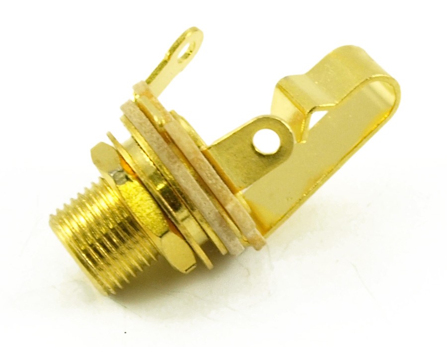 Genuine Switchcraft Jack 1/4 Extra Long Gold