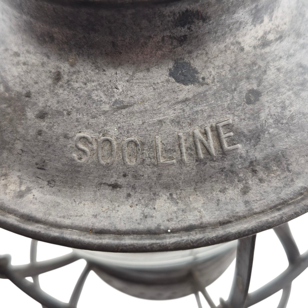 Dressel Soo Line Clear Kopp Molded Globe Railroad Lantern