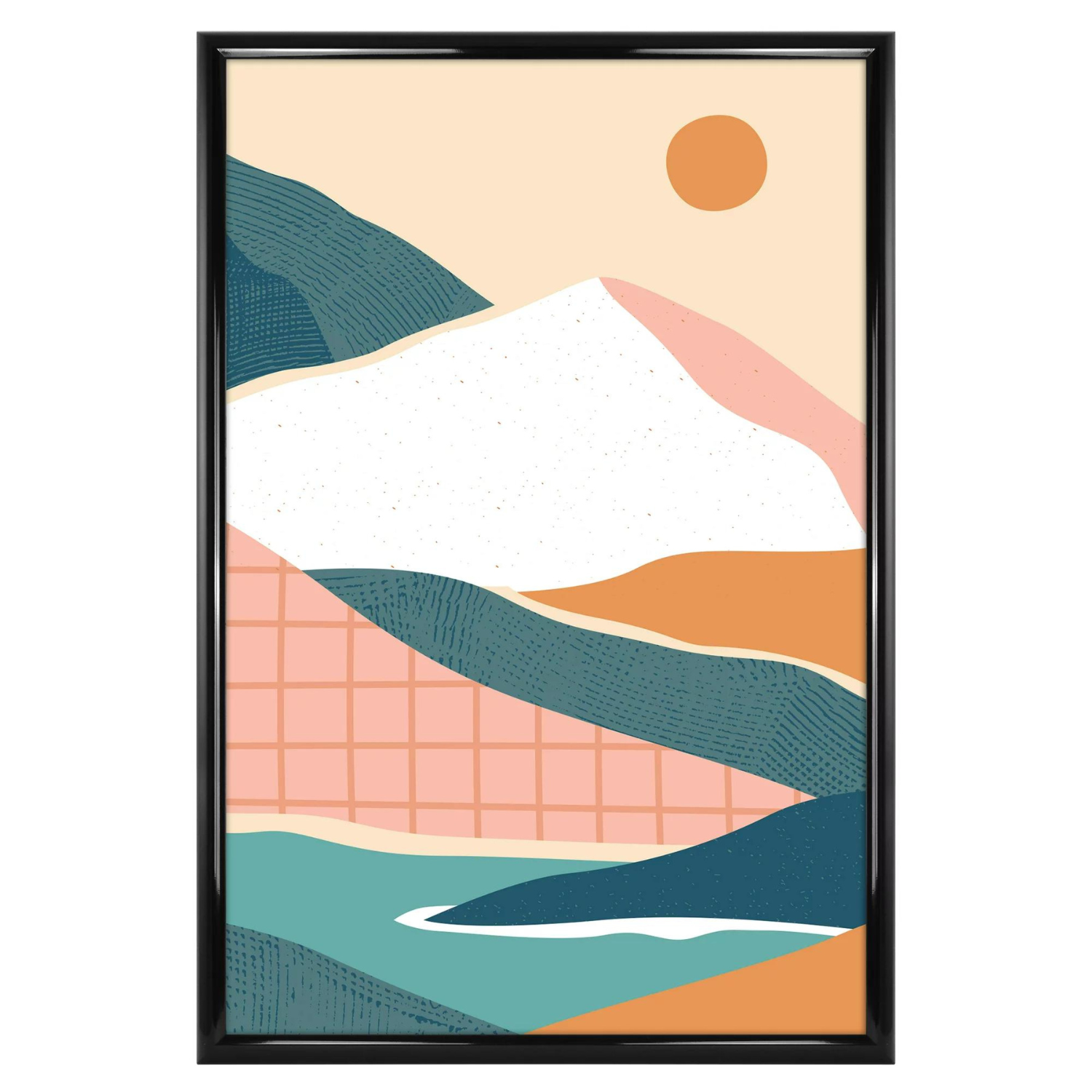 20" x 30" Trendsetter Poster and Picture Frame Home Office Wall Decor, Black