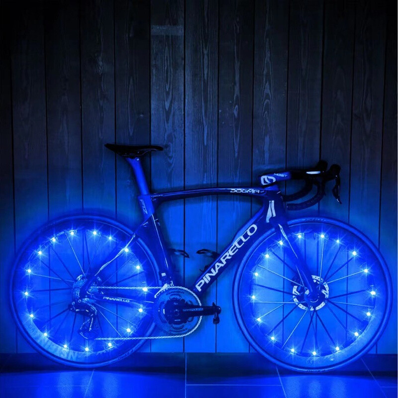 Bicycle Spoke Firewheel Lights – Spinning Effect for Night Visibility