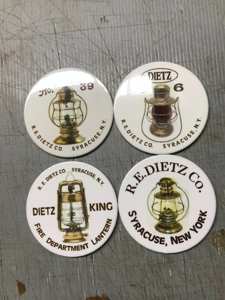 DIETZ LANTERN COASTERS FOUR TOTAL WITH BOX